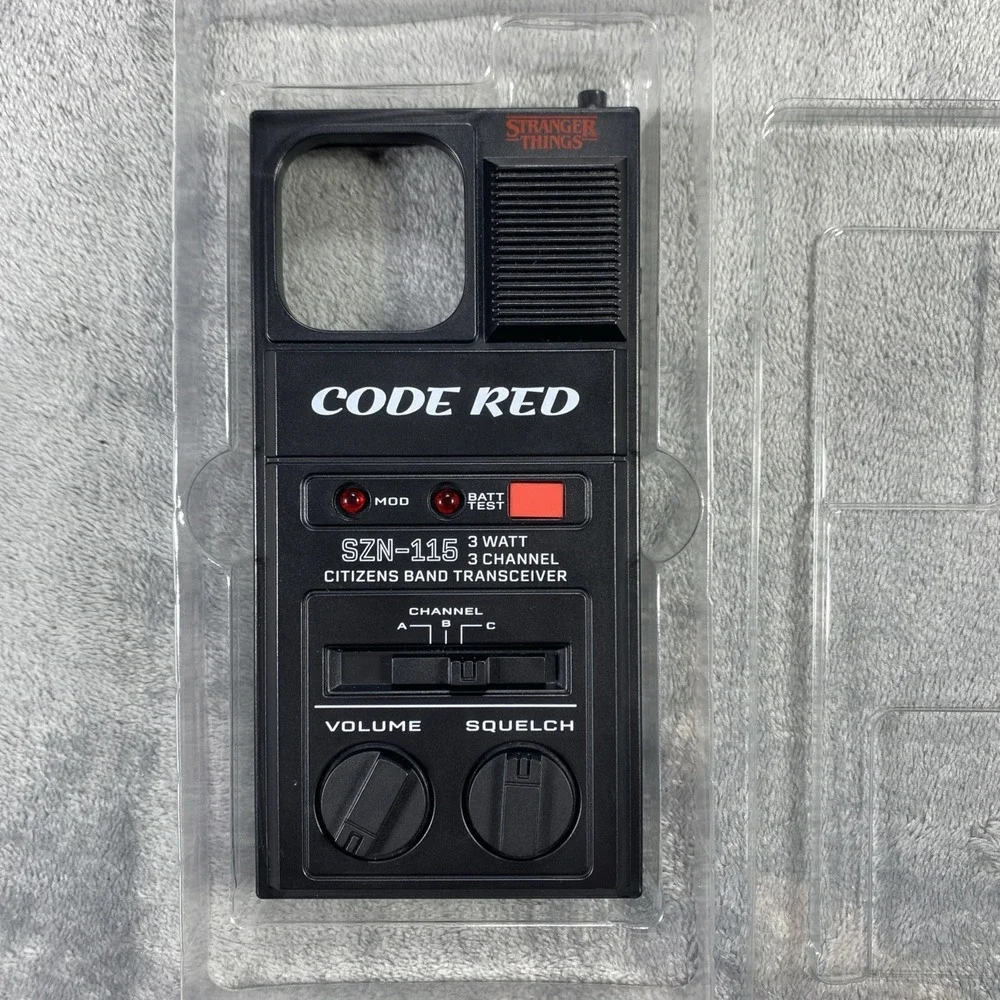 Stranger Things iPhone Phone Case CODE RED Walkie Talkie iPhone 15 Pro Max READ - Picture 9 of 11